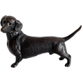 Richard Cooper Limited Edition Bronze Standing Dachshund Figurine