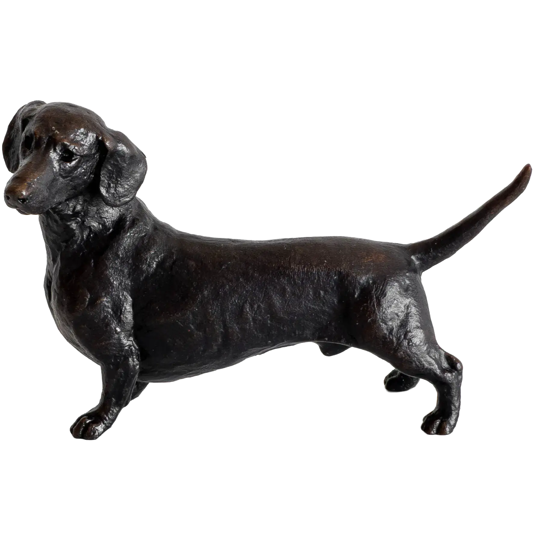 Richard Cooper Limited Edition Bronze Standing Dachshund Figurine