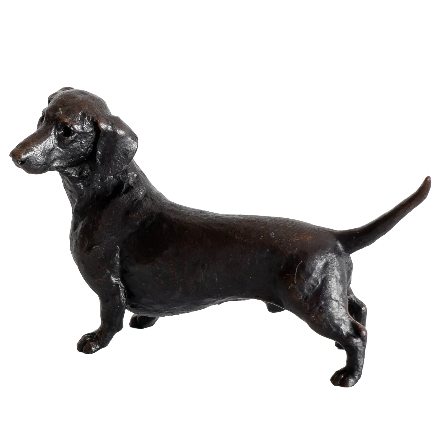 Richard Cooper Limited Edition Bronze Standing Dachshund Figurine