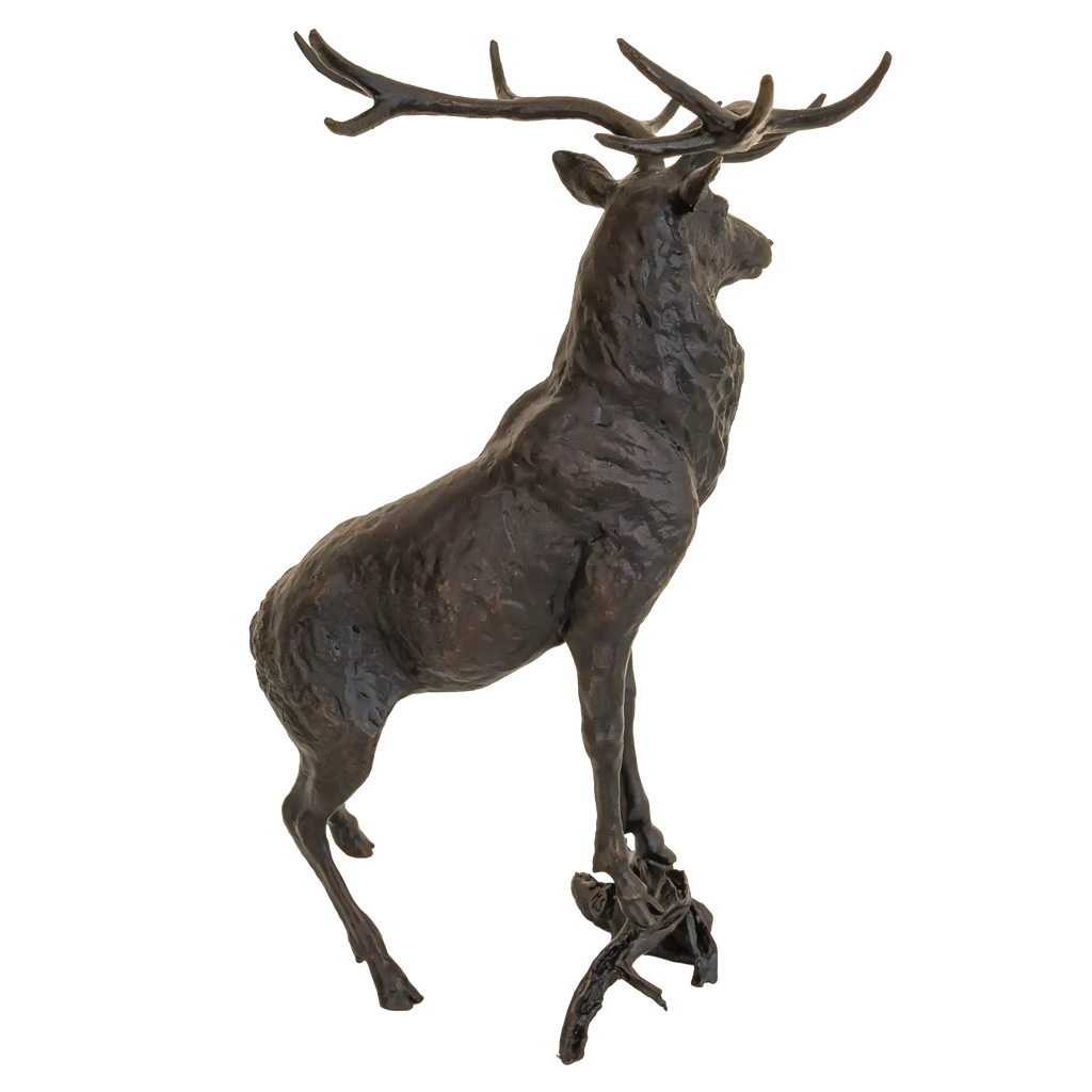 Richard Cooper Bronze Stags Collection The Leader Figurine