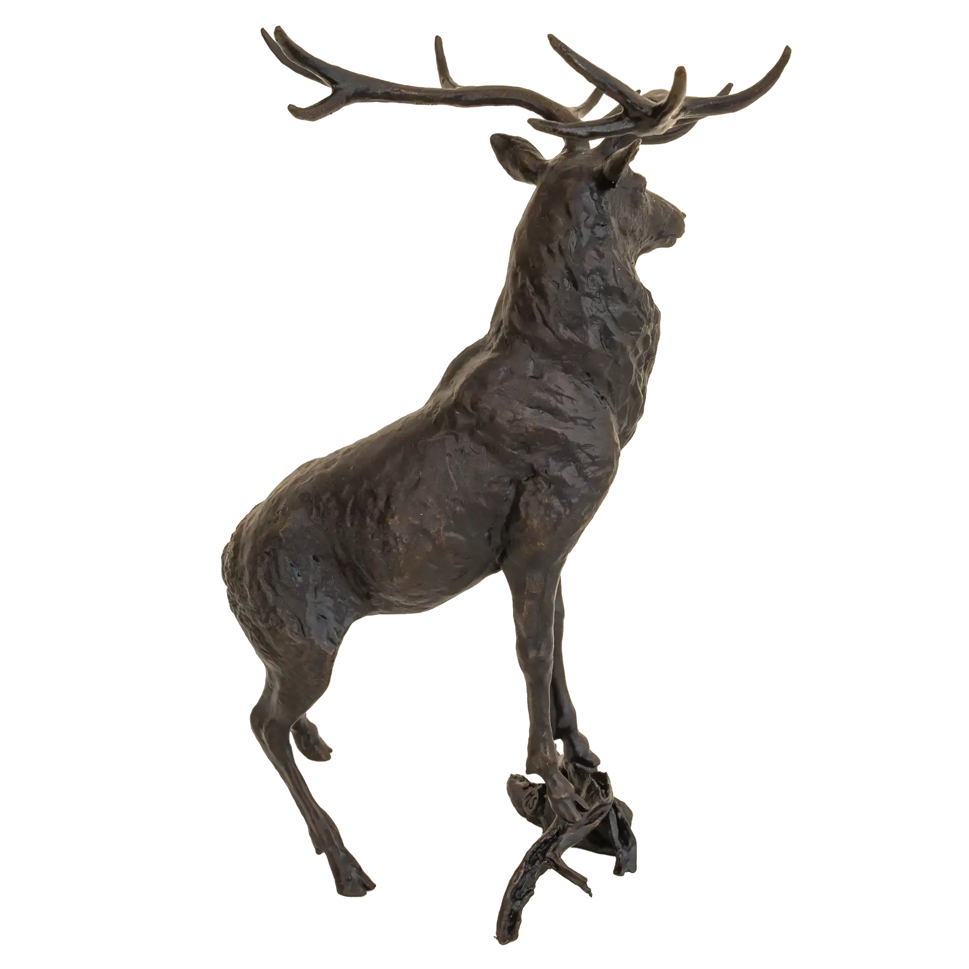 Richard Cooper Bronze Stags Collection The Leader Figurine
