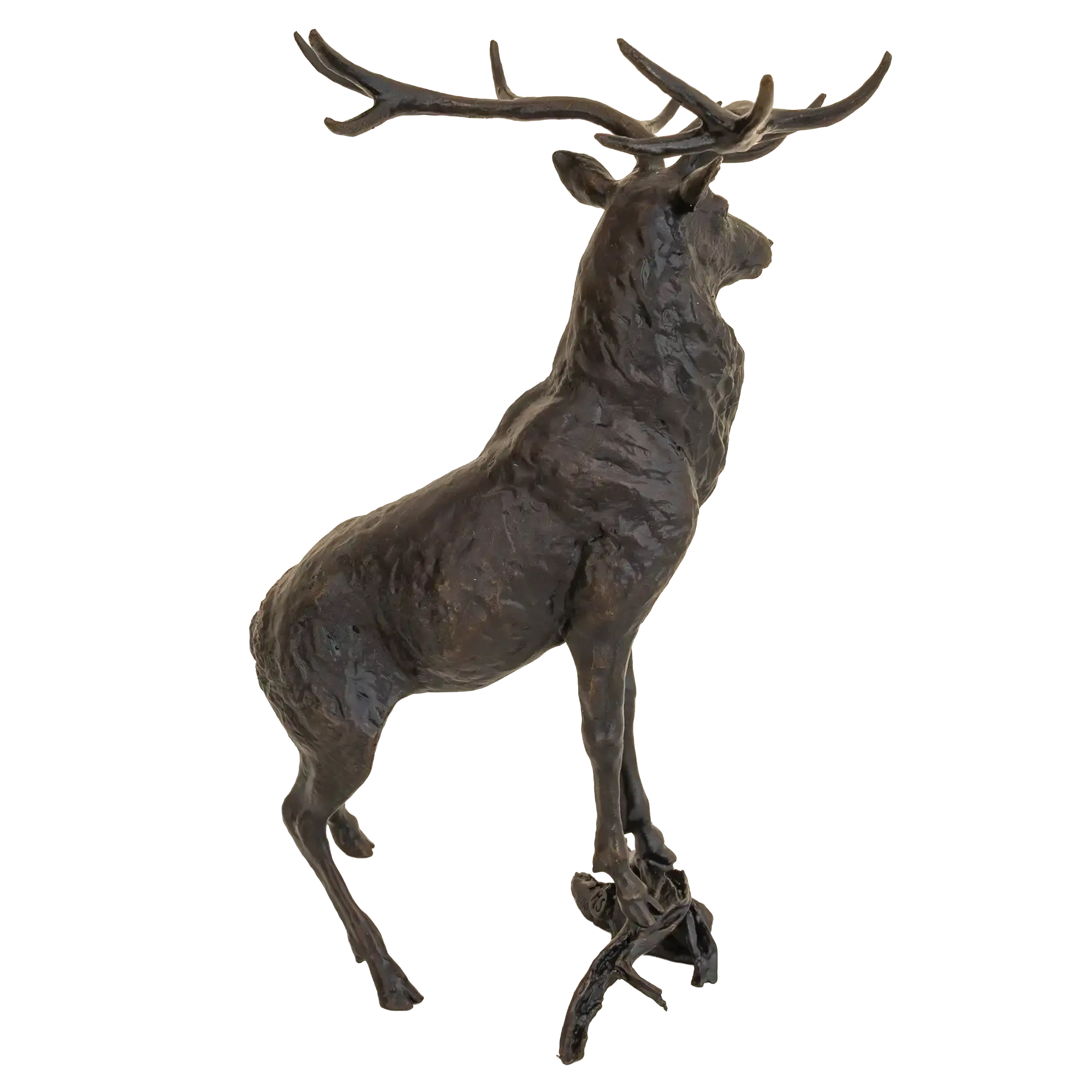 Richard Cooper Bronze Stags Collection The Leader Figurine