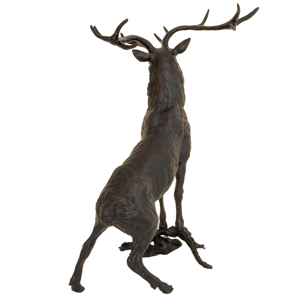 Richard Cooper Bronze Stags Collection The Leader Figurine