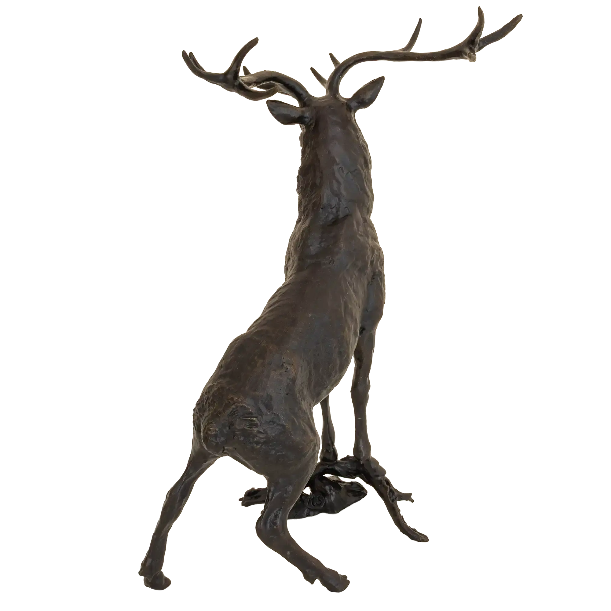 Richard Cooper Bronze Stags Collection The Leader Figurine