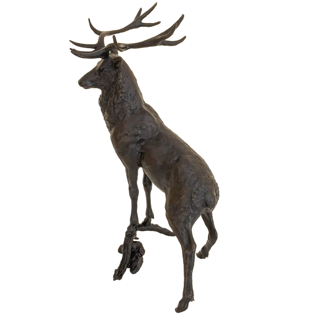 Richard Cooper Bronze Stags Collection The Leader Figurine