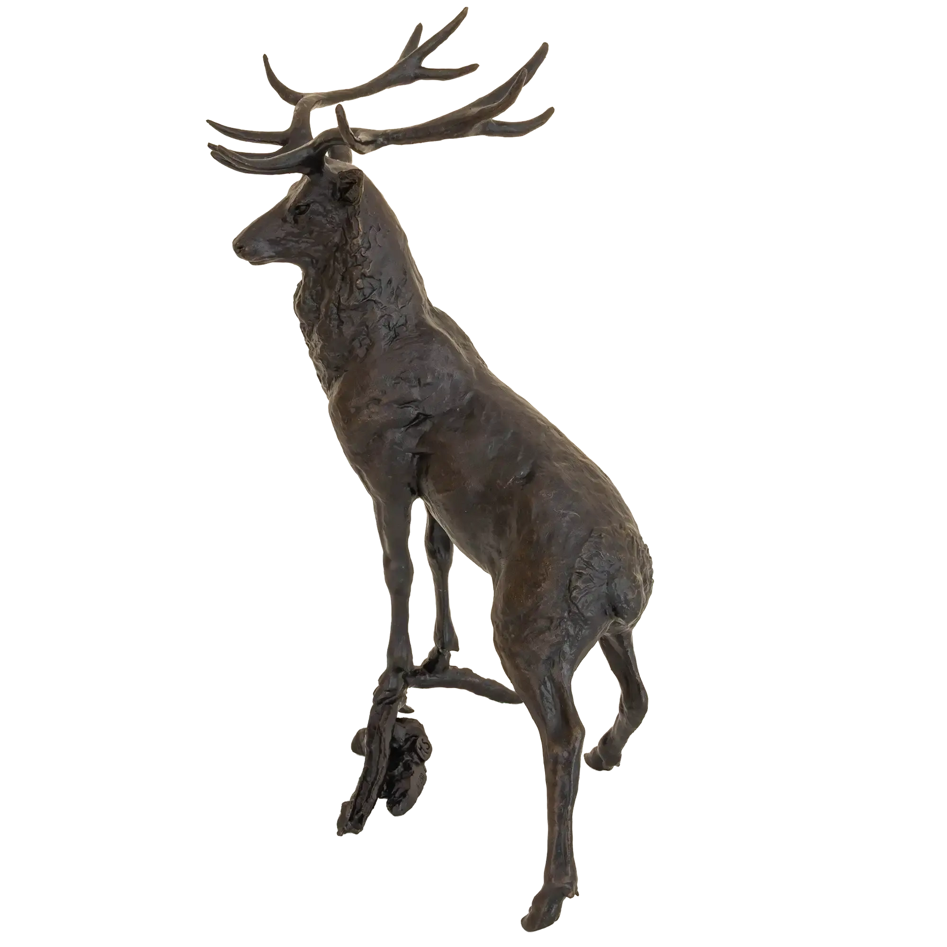 Richard Cooper Bronze Stags Collection The Leader Figurine