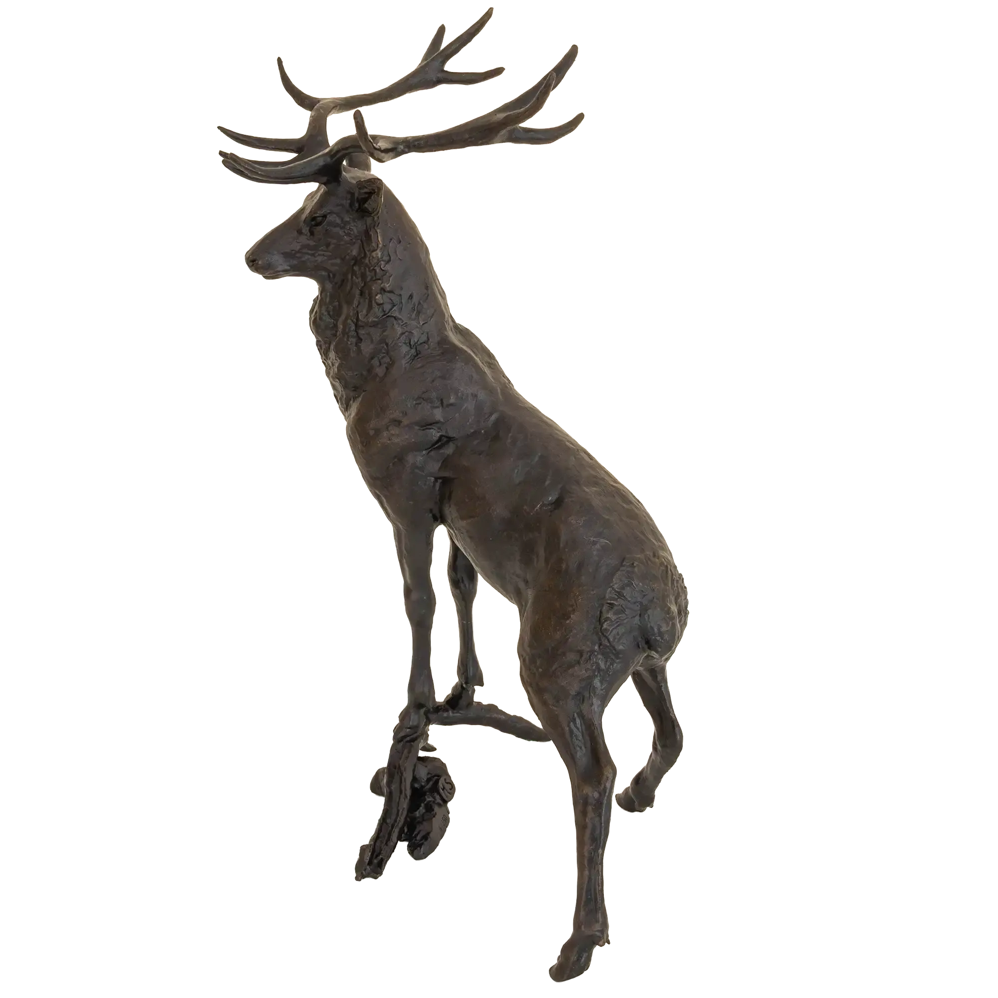 Richard Cooper Bronze Stags Collection The Leader Figurine