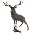 Richard Cooper Bronze Stags Collection The Leader Figurine