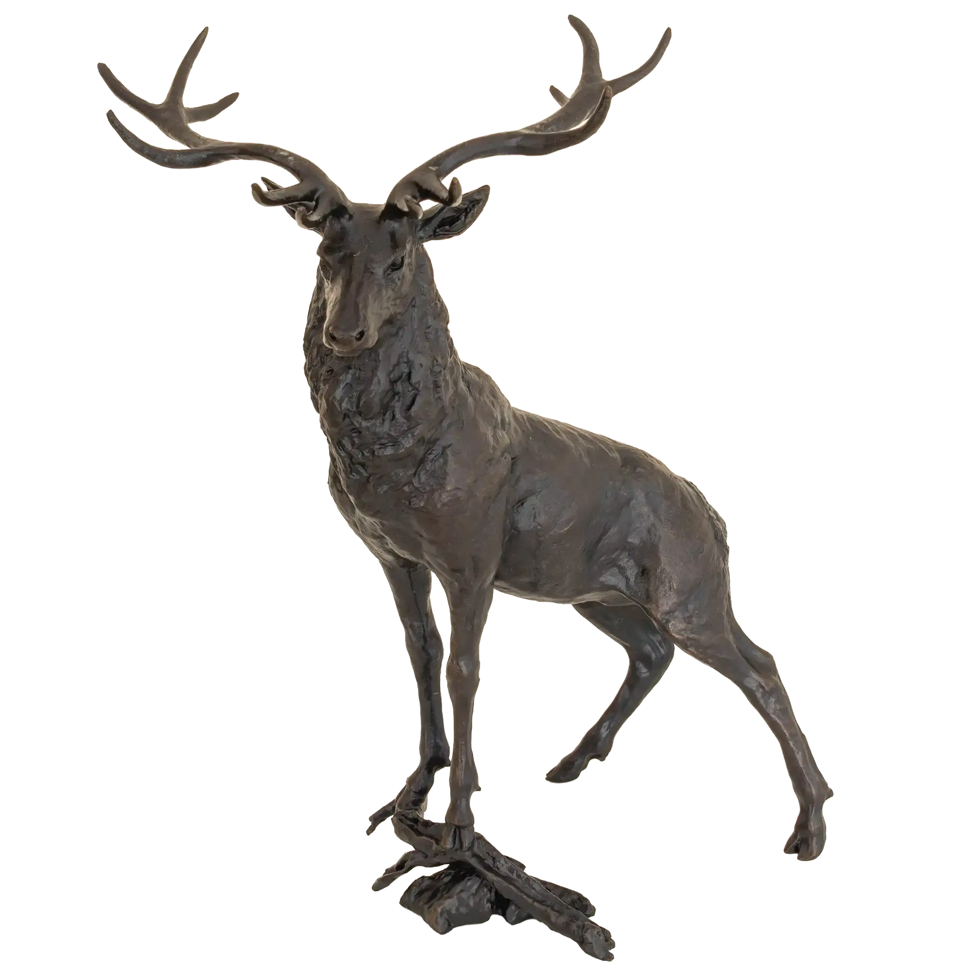 Richard Cooper Bronze Stags Collection The Leader Figurine