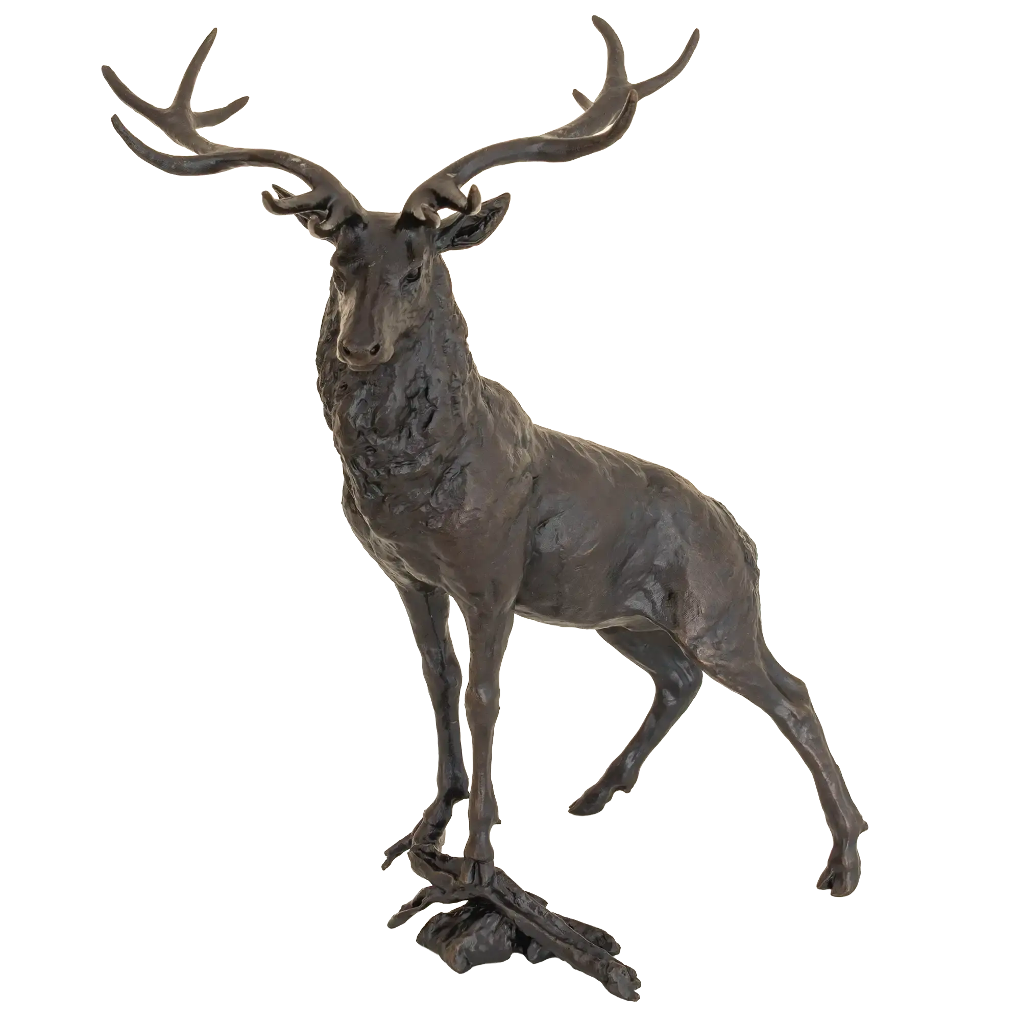 Richard Cooper Bronze Stags Collection The Leader Figurine