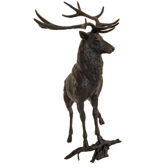 Richard Cooper Bronze Stags Collection The Leader Figurine