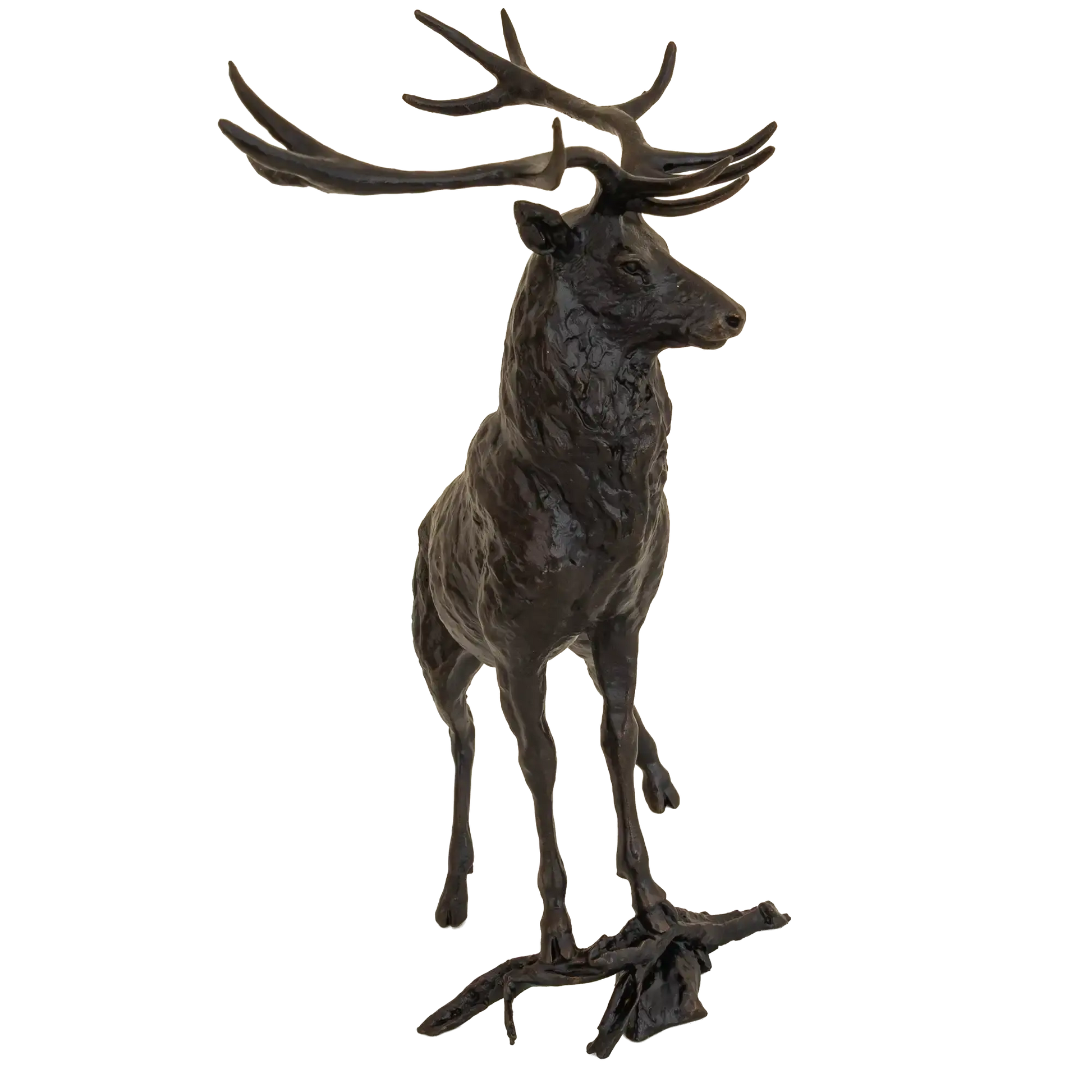 Richard Cooper Bronze Stags Collection The Leader Figurine