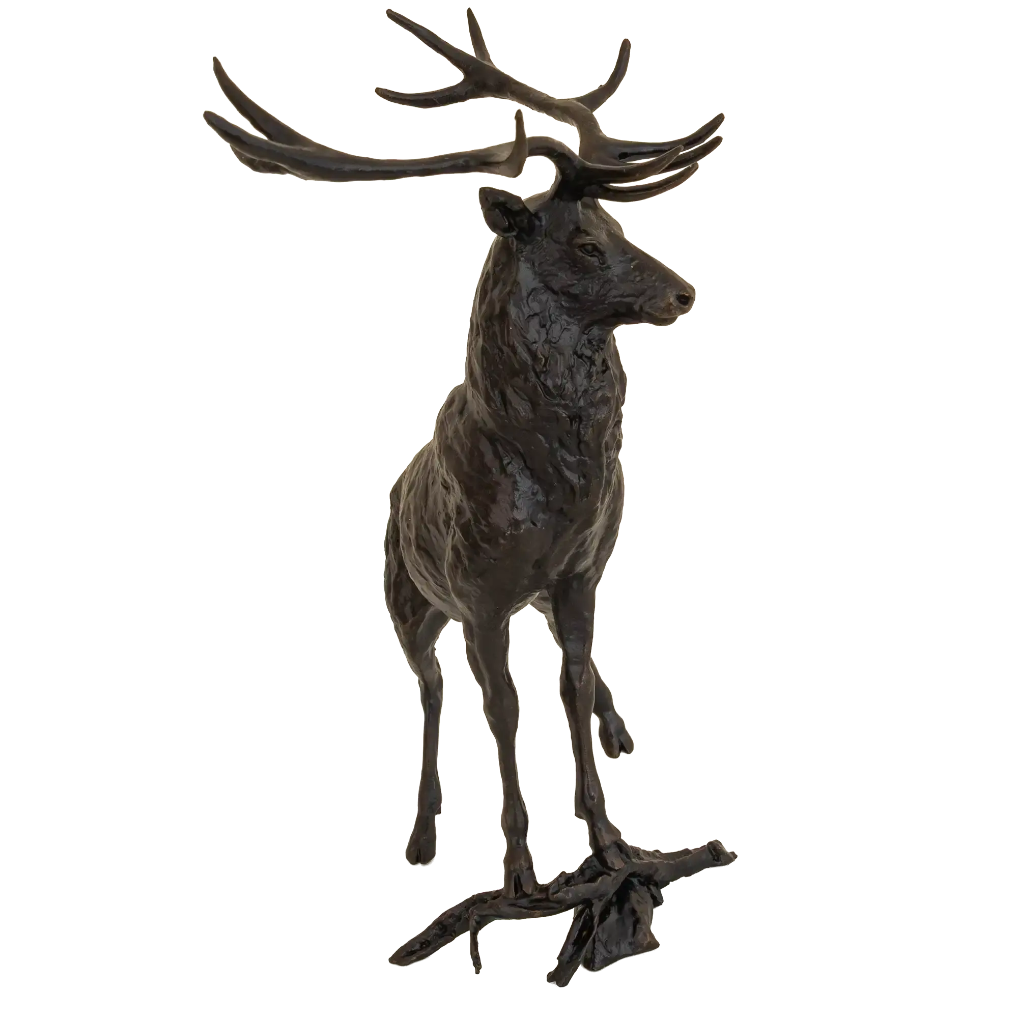 Richard Cooper Bronze Stags Collection The Leader Figurine