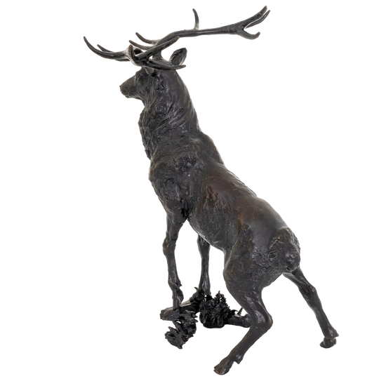 Richard Cooper Bronze Stags Collection Vantage Point Figurine
