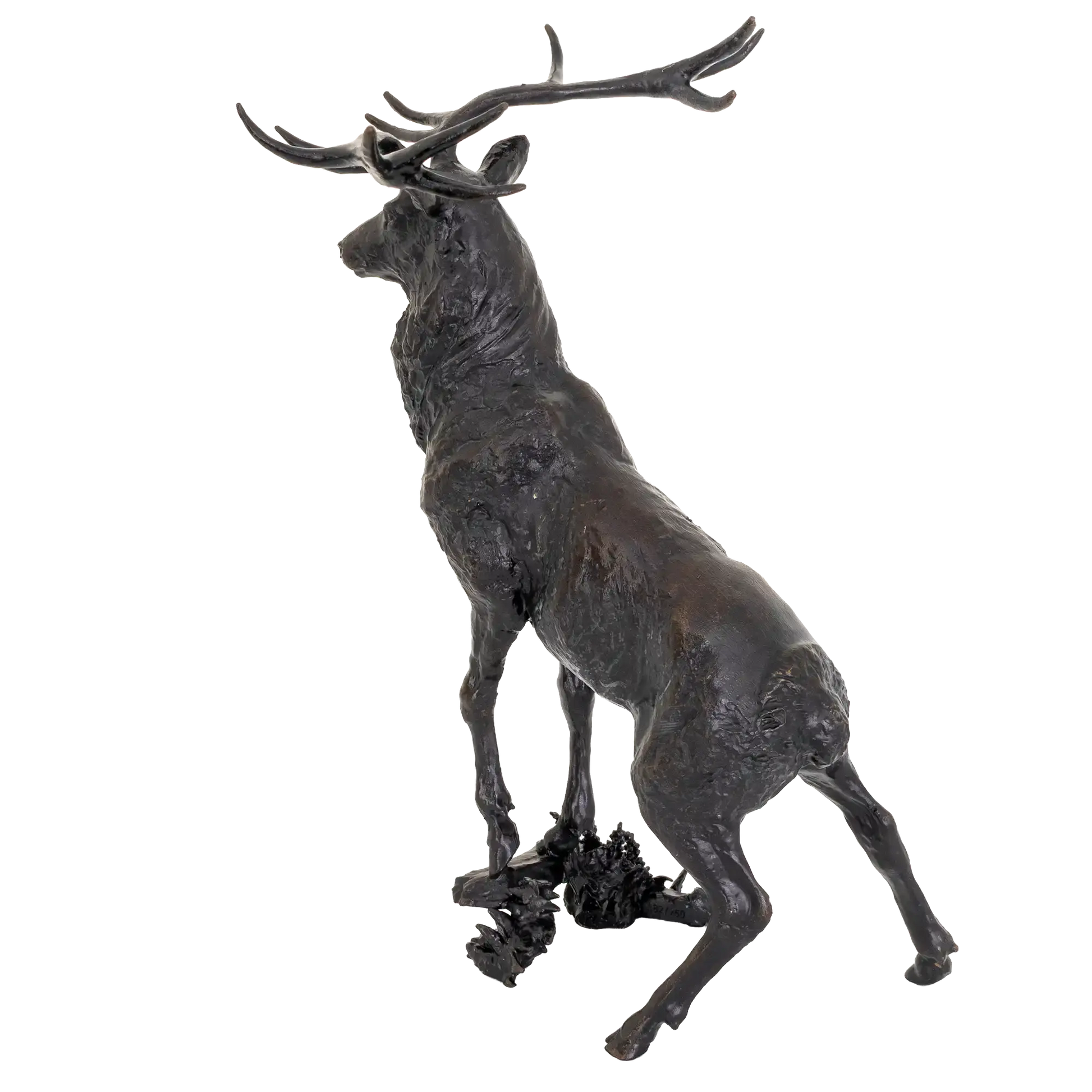 Richard Cooper Bronze Stags Collection Vantage Point Figurine