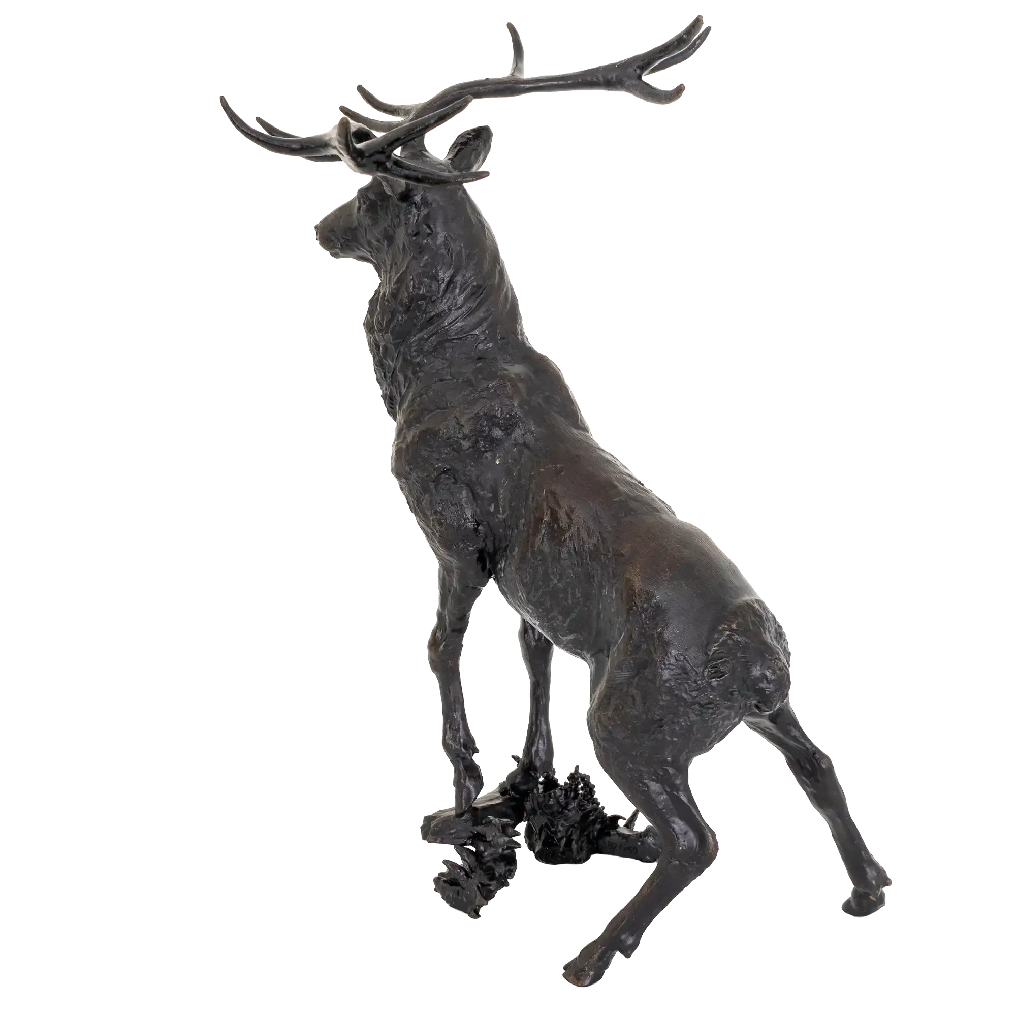 Richard Cooper Bronze Stags Collection Vantage Point Figurine