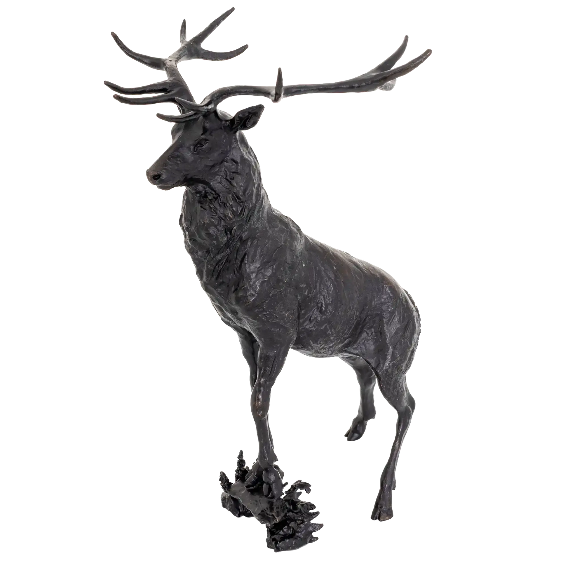 Richard Cooper Bronze Stags Collection Vantage Point Figurine