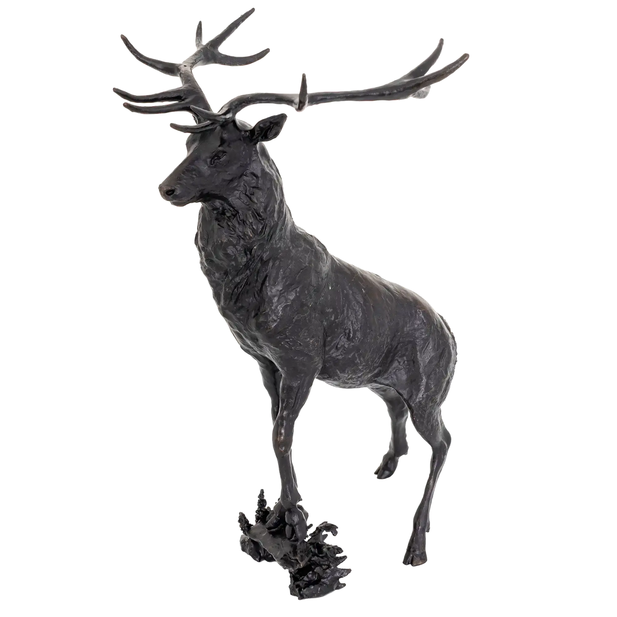 Richard Cooper Bronze Stags Collection Vantage Point Figurine