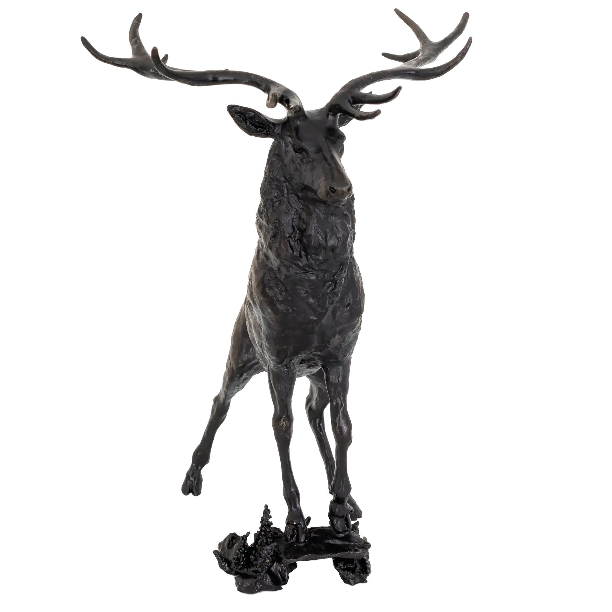 Richard Cooper Bronze Stags Collection Vantage Point Figurine
