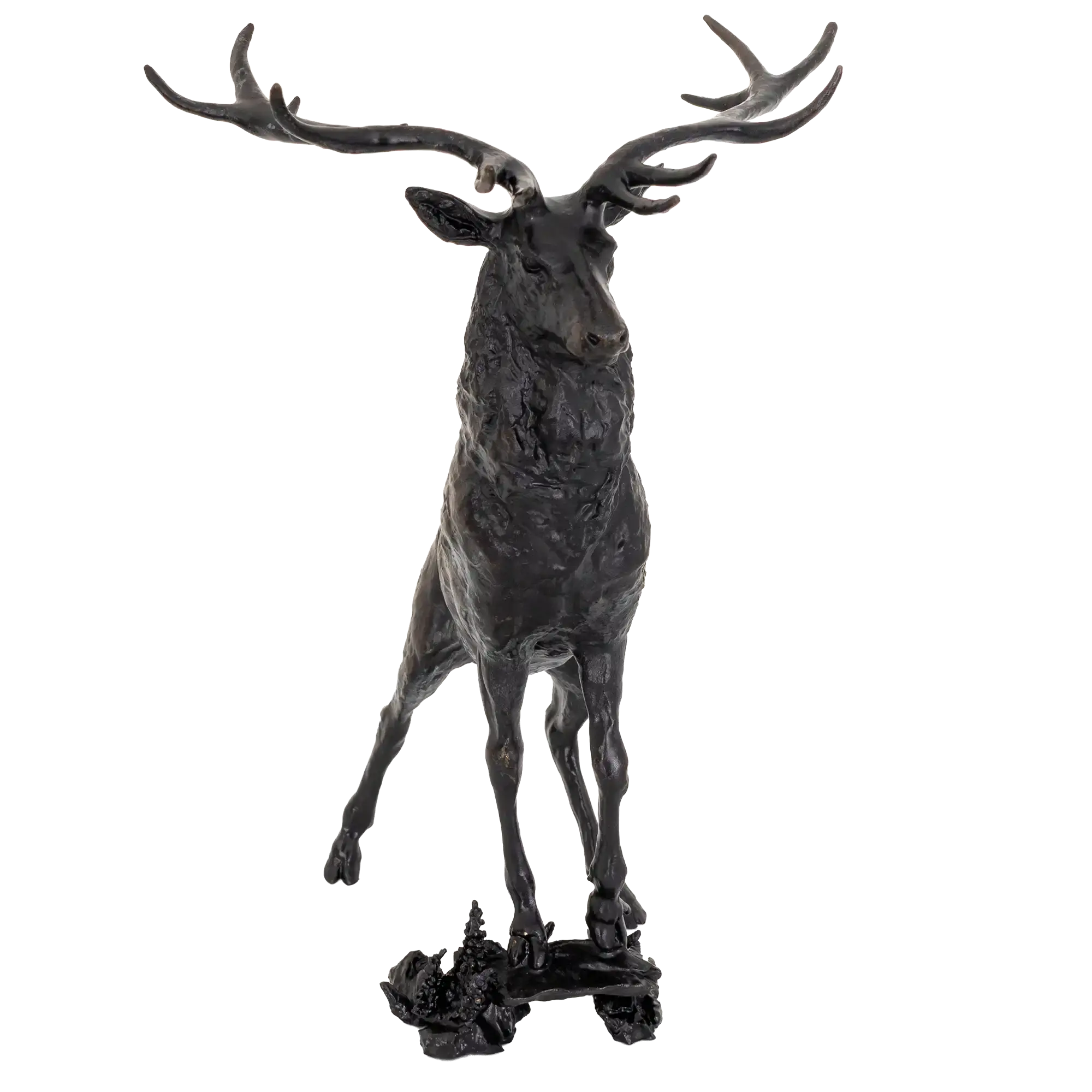 Richard Cooper Bronze Stags Collection Vantage Point Figurine