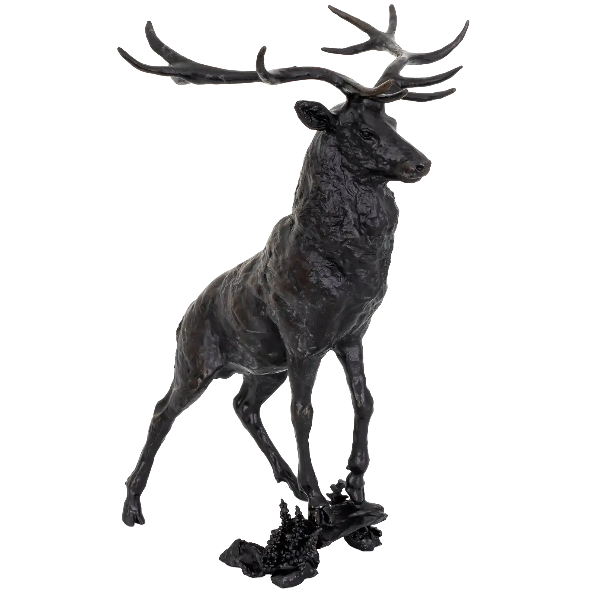 Richard Cooper Bronze Stags Collection Vantage Point Figurine