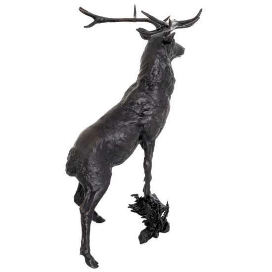 Richard Cooper Bronze Stags Collection Vantage Point Figurine