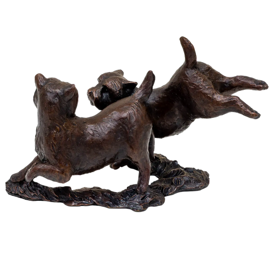 Richard Cooper Bronze Westie Pair