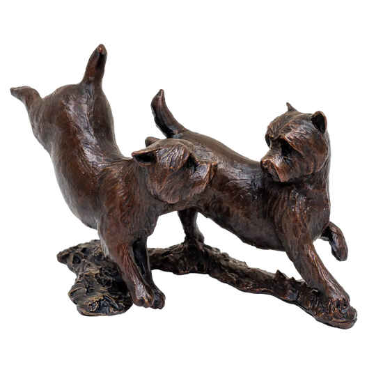 Richard Cooper Bronze Westie Pair
