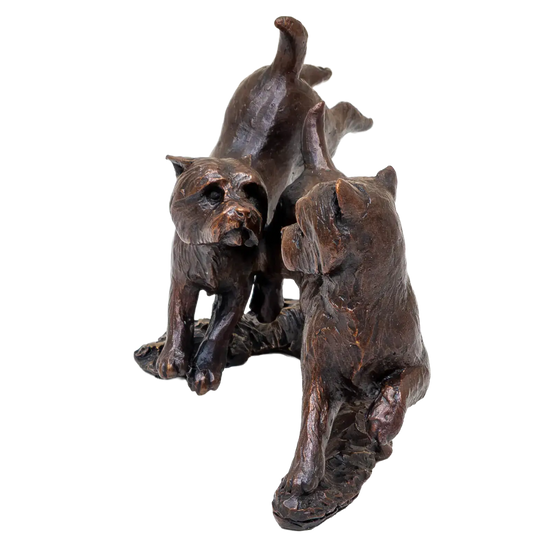 Richard Cooper Bronze Westie Pair