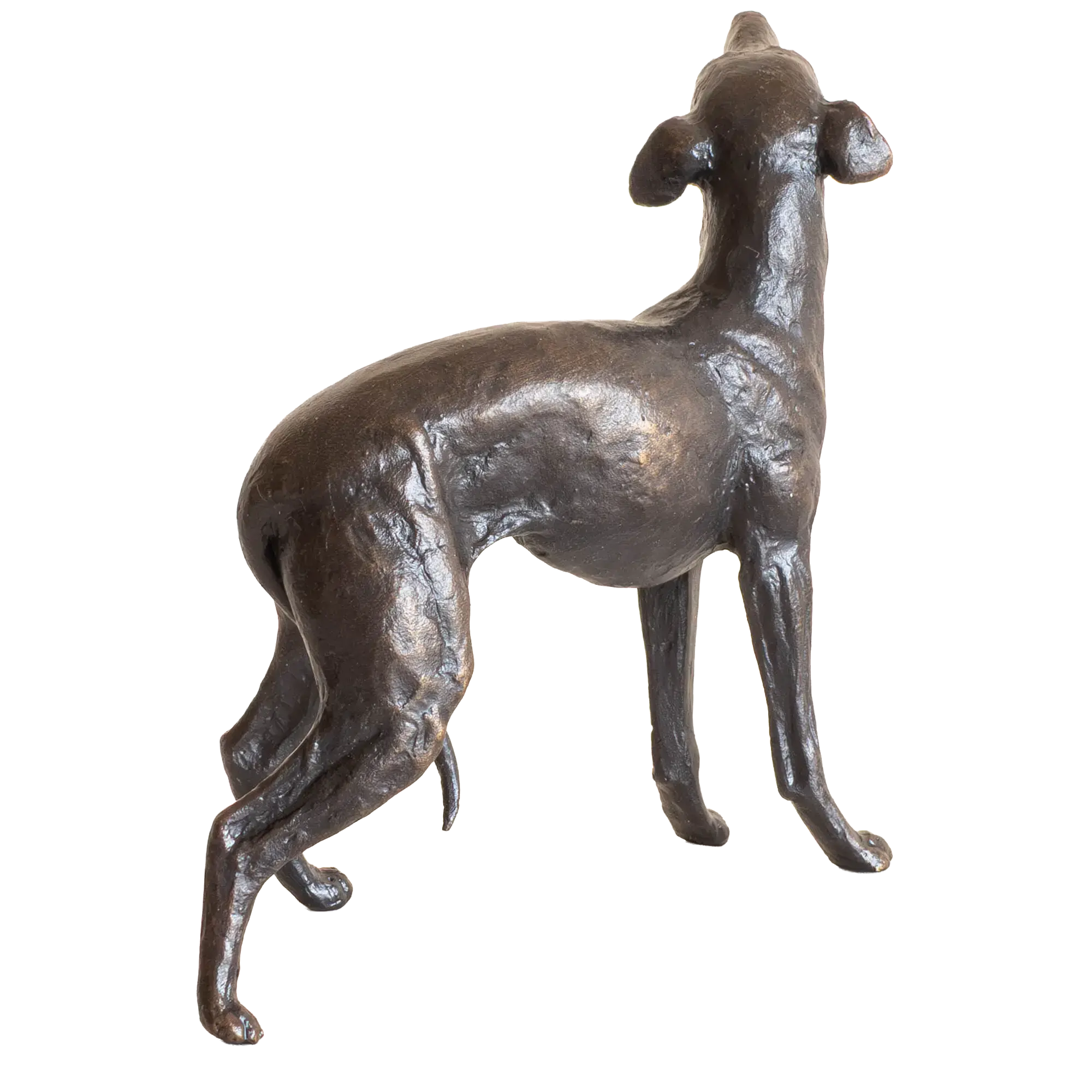 Richard Cooper Limited Edition Bronze Whippet Standing Figurine