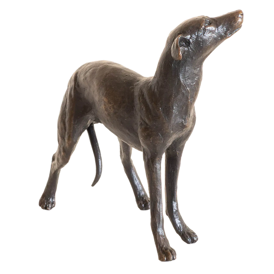 Richard Cooper Limited Edition Bronze Whippet Standing Figurine