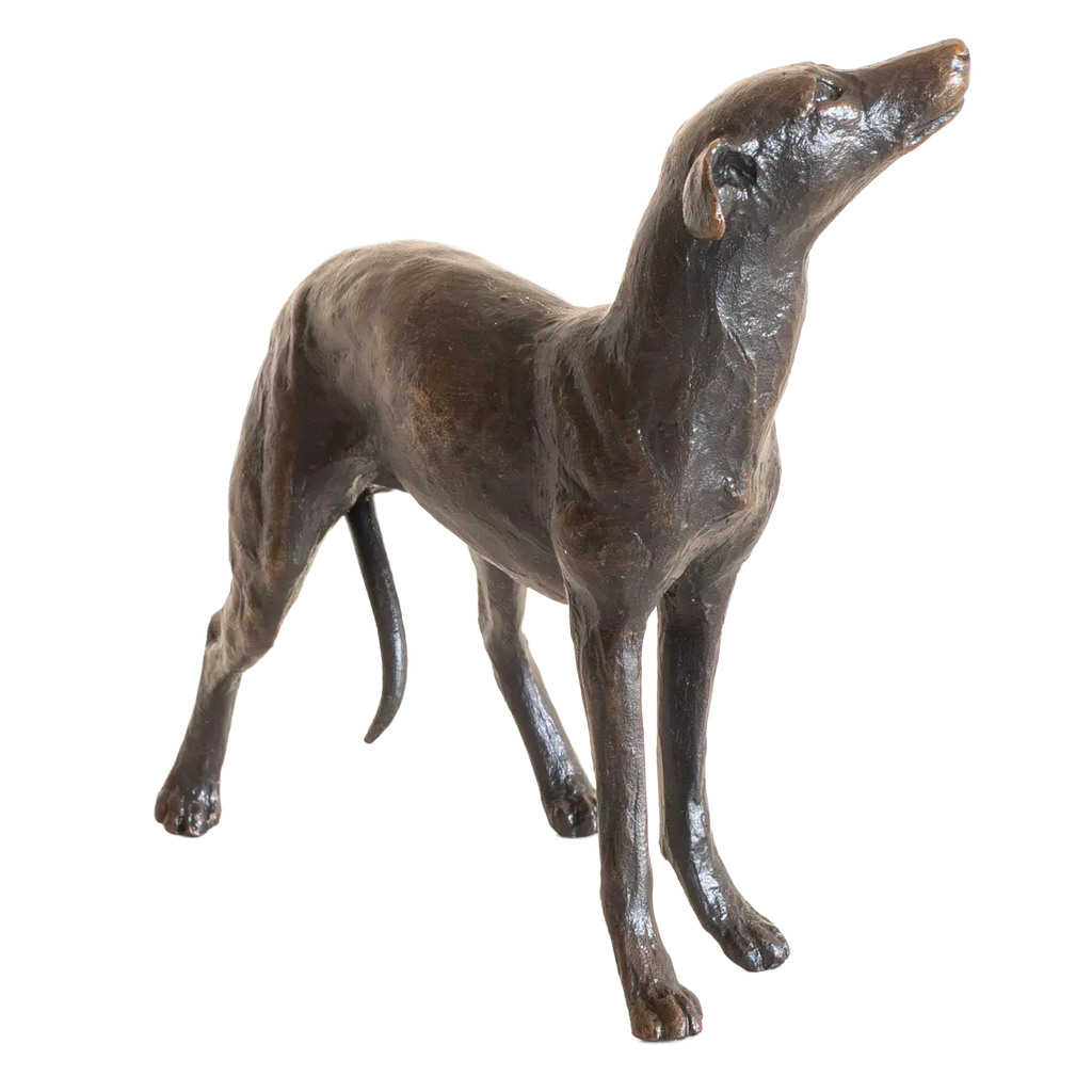 Richard Cooper Limited Edition Bronze Whippet Standing Figurine