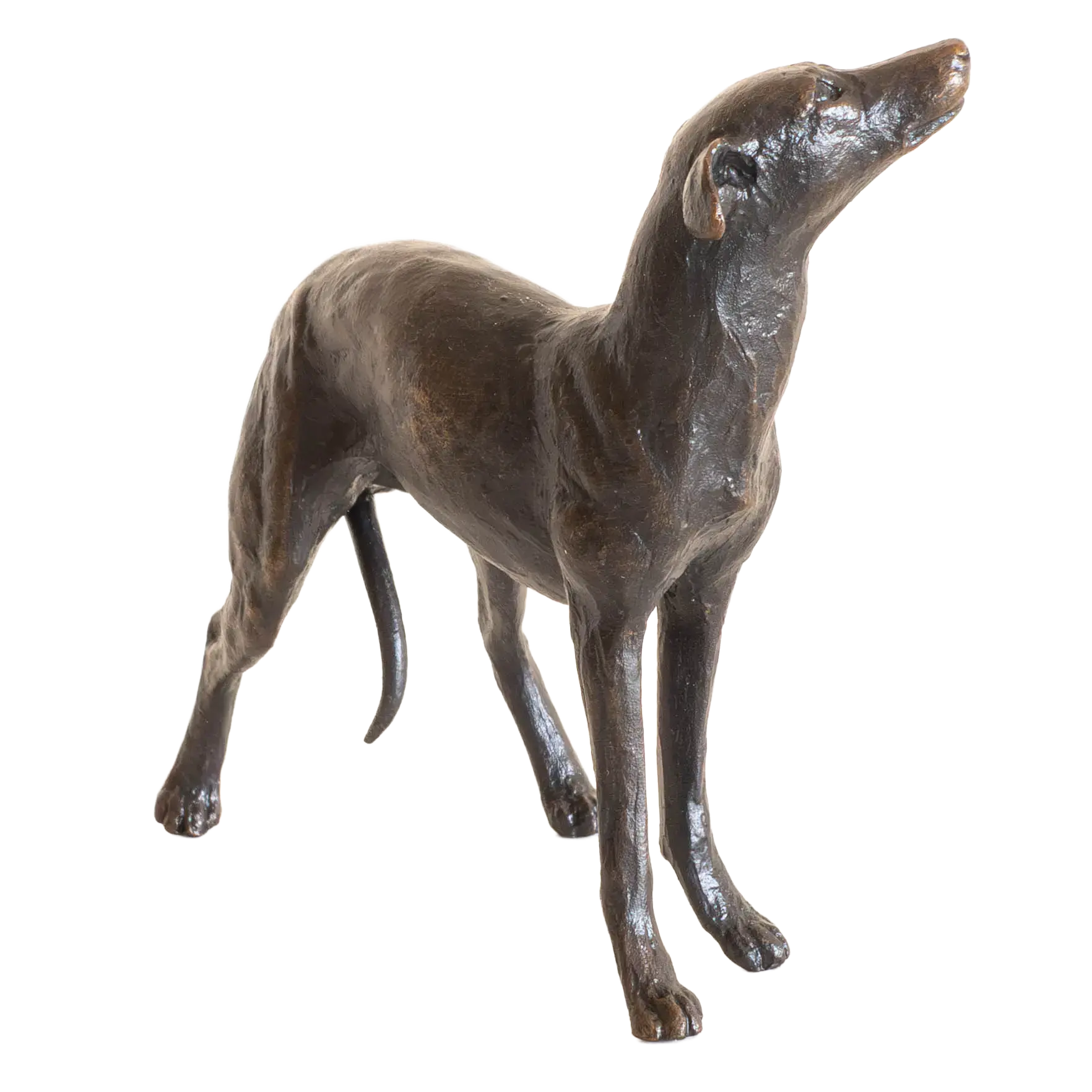 Richard Cooper Limited Edition Bronze Whippet Standing Figurine