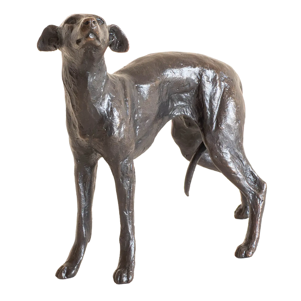 Richard Cooper Limited Edition Bronze Whippet Standing Figurine