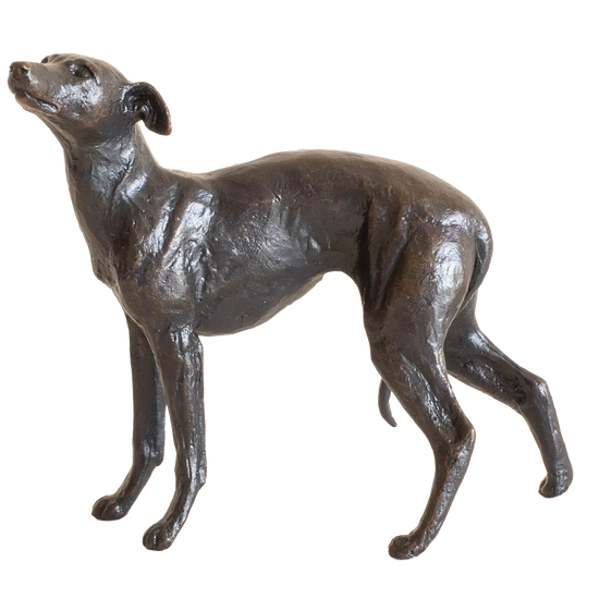 Richard Cooper Limited Edition Bronze Whippet Standing Figurine