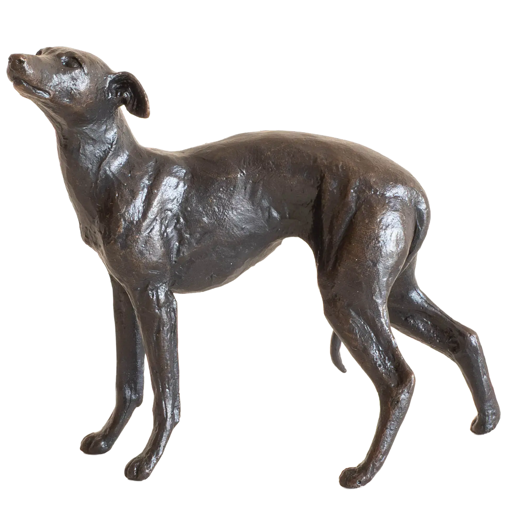 Richard Cooper Limited Edition Bronze Whippet Standing Figurine