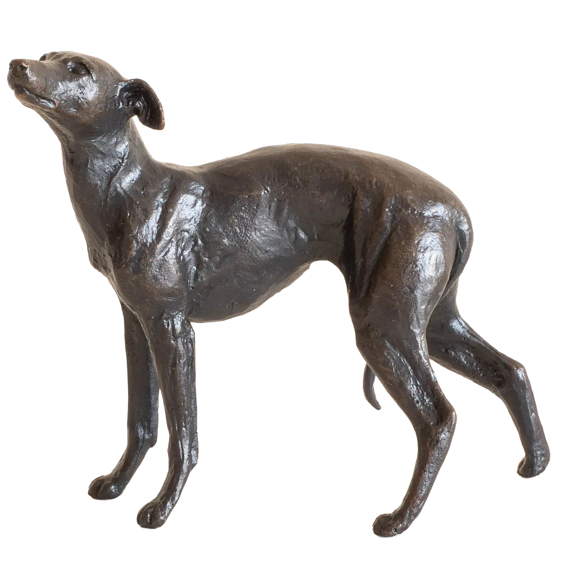 Richard Cooper Limited Edition Bronze Whippet Standing Figurine