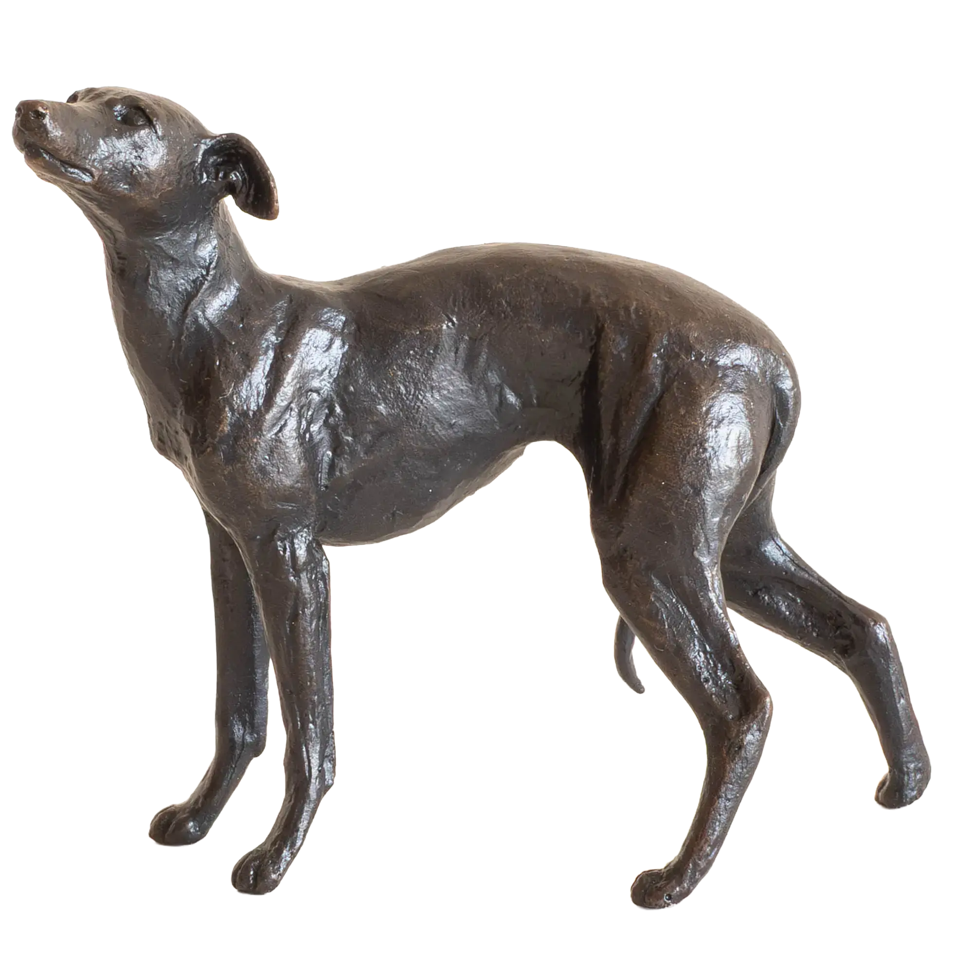 Richard Cooper Limited Edition Bronze Whippet Standing Figurine
