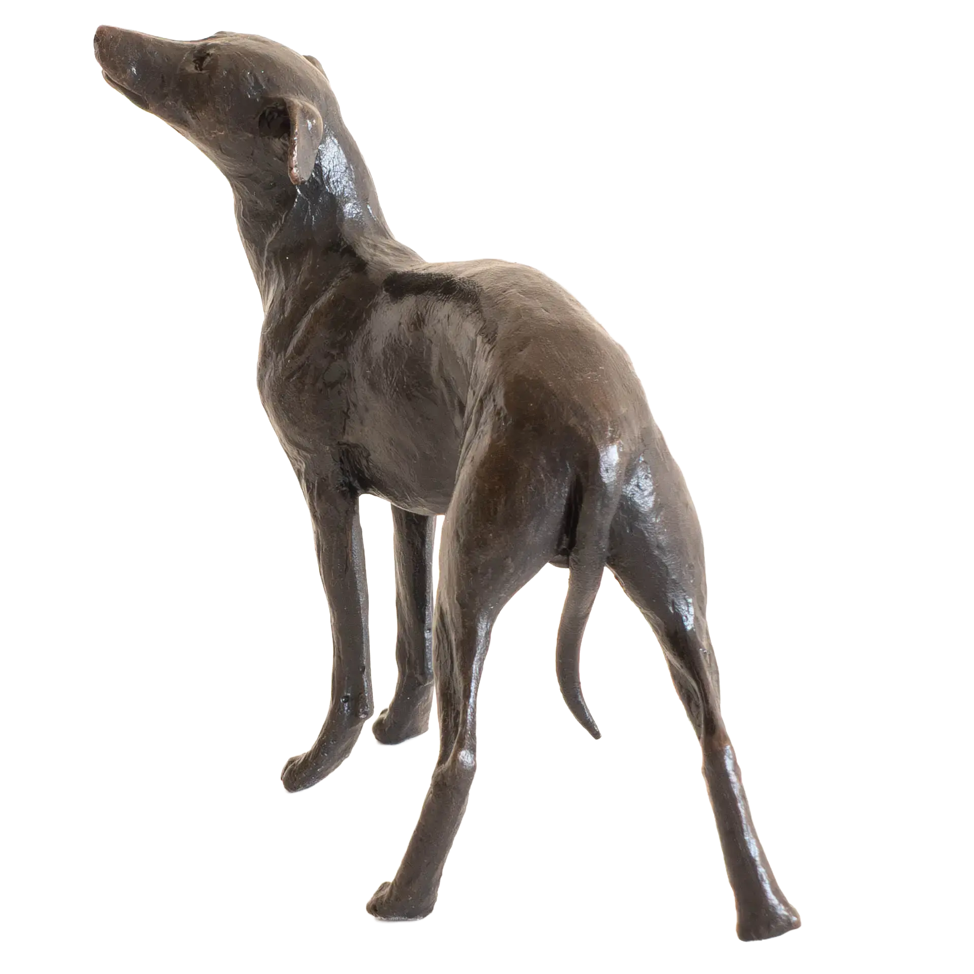 Richard Cooper Limited Edition Bronze Whippet Standing Figurine