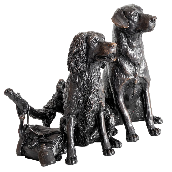 Richard Cooper Limited Edition Bronze Waiting for the Guns Figurine