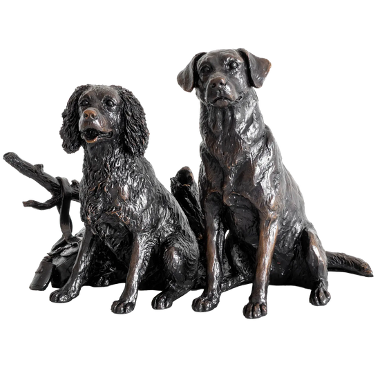 Richard Cooper Limited Edition Bronze Waiting for the Guns Figurine
