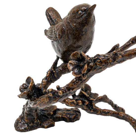 Richard Cooper Bronze Birds Collection Wren Pair