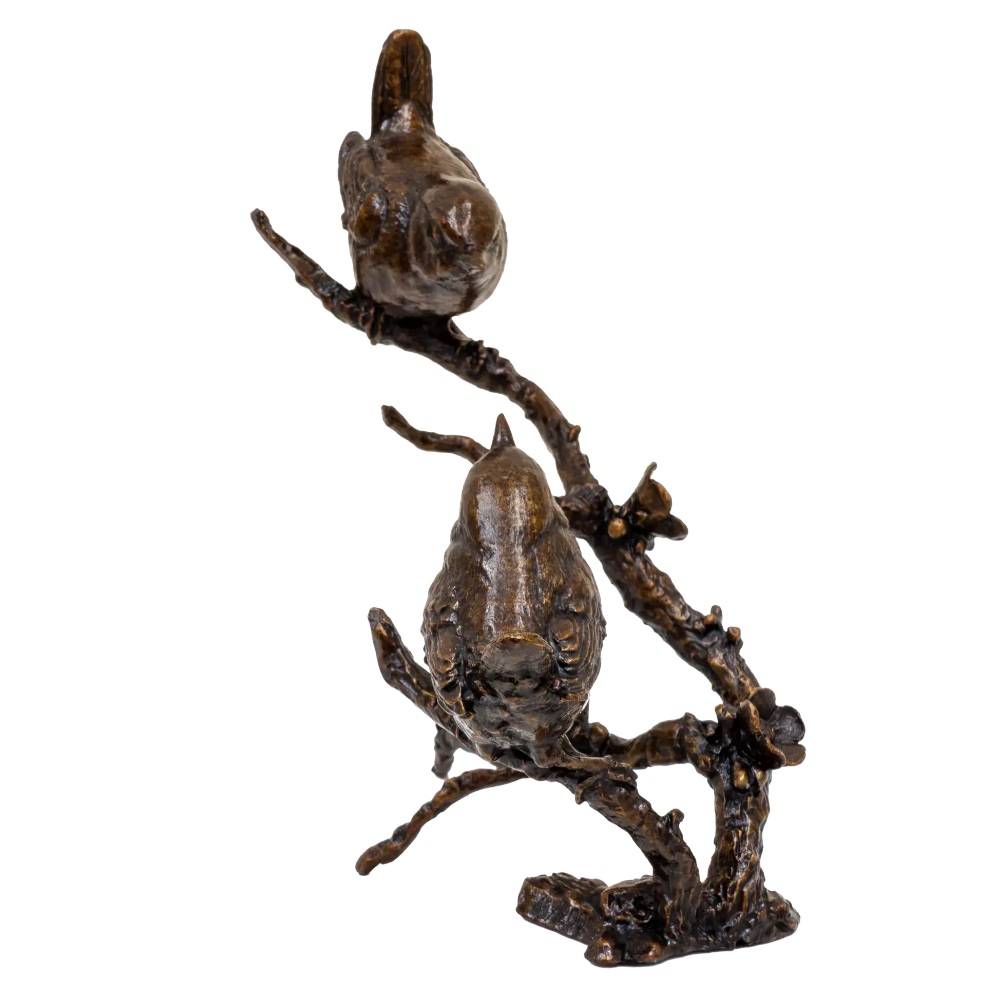 Richard Cooper Bronze Birds Collection Wren Pair