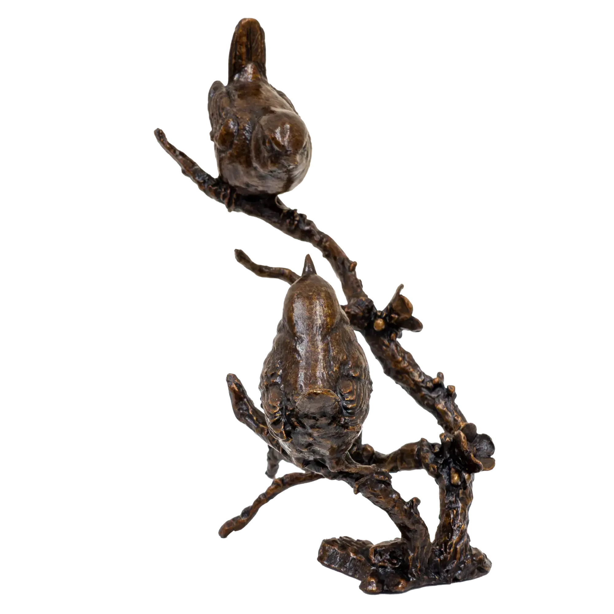 Richard Cooper Bronze Birds Collection Wren Pair