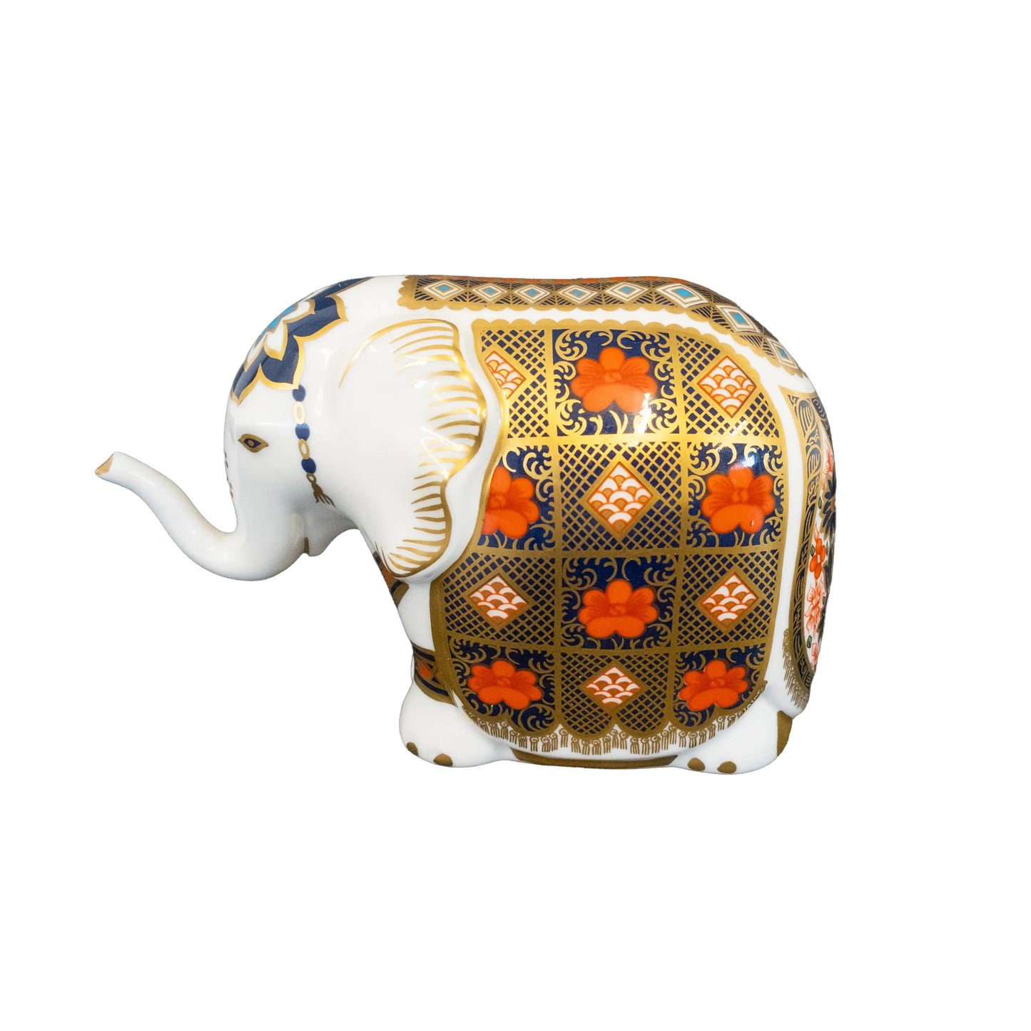 Royal Crown Derby Imari S/S Elephant Paperweight Charterwells-Ex-Display
