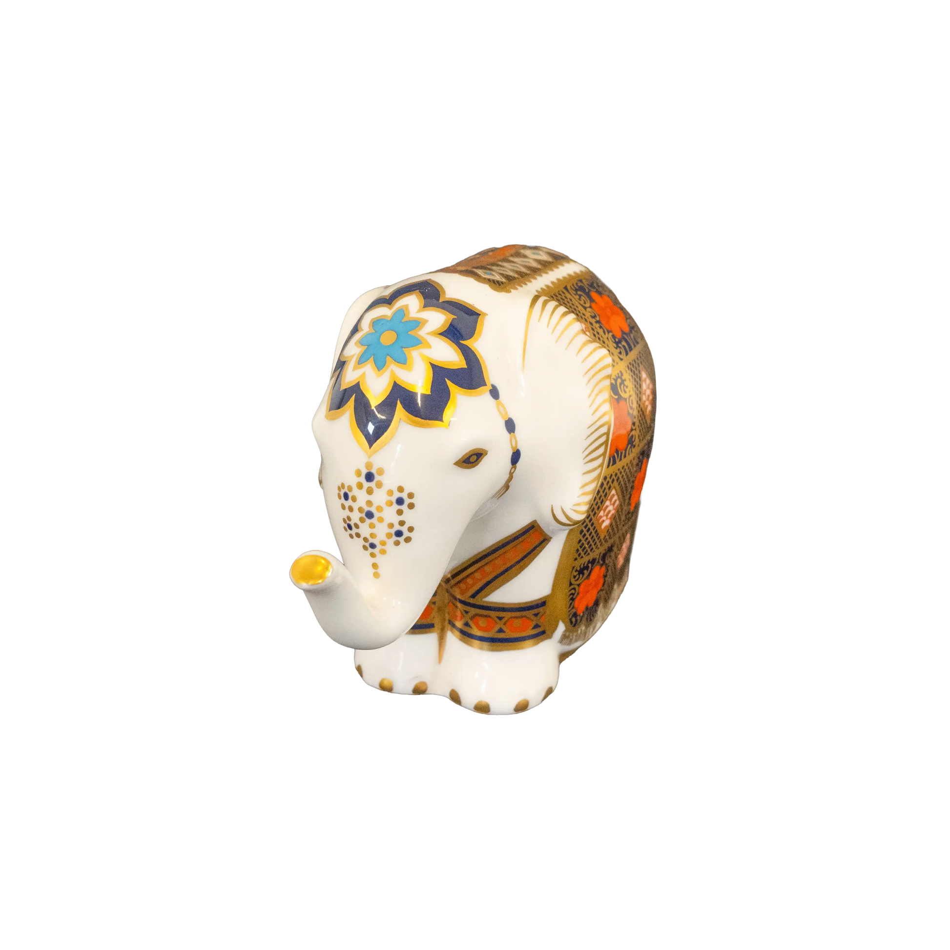 Royal Crown Derby Imari S/S Elephant Paperweight Charterwells-Ex-Display
