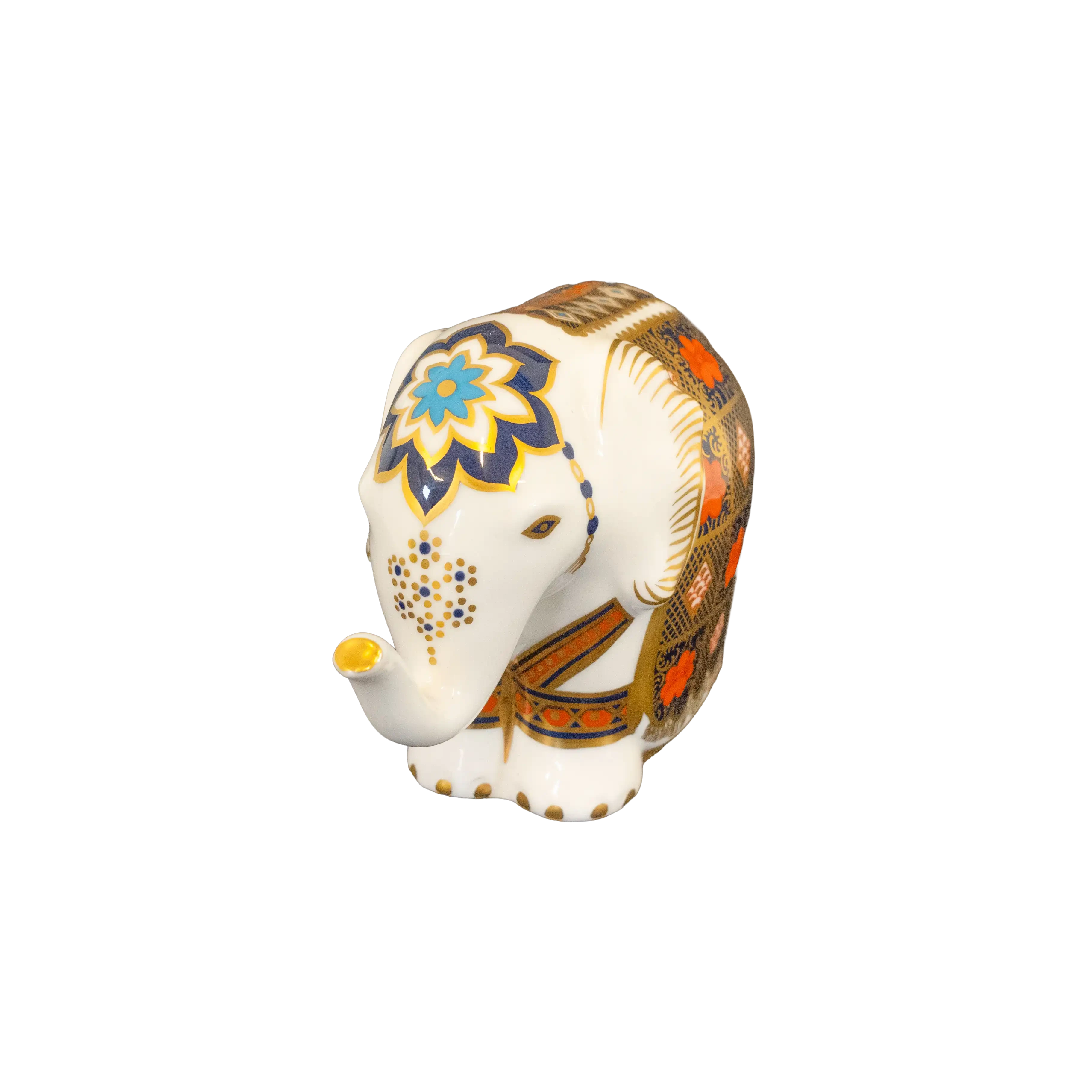 Royal Crown Derby Imari S/S Elephant Paperweight Charterwells-Ex-Display