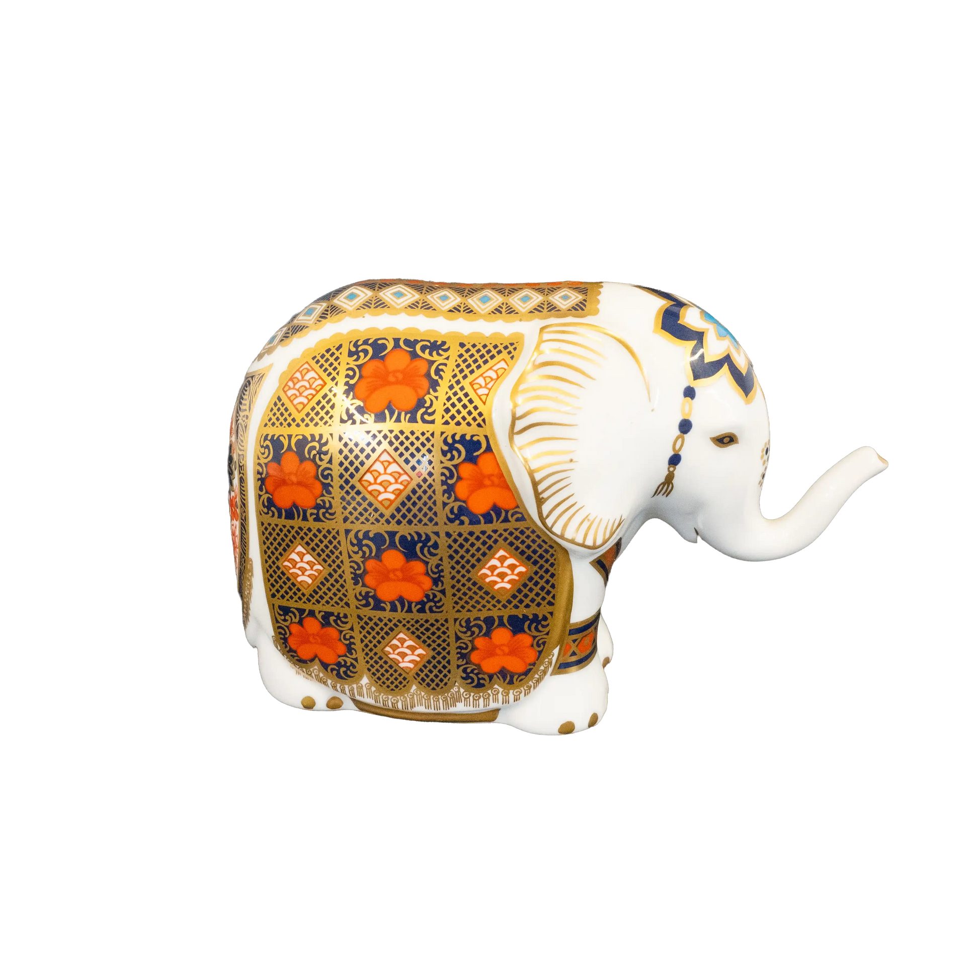 Royal Crown Derby Imari S/S Elephant Paperweight Charterwells-Ex-Display