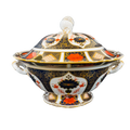 Royal Crown Derby Imari 1128 Soup Tureen & Stand Charterwells