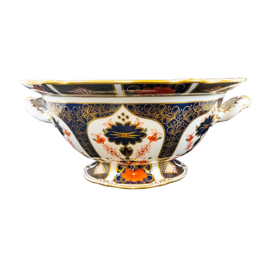 Royal Crown Derby Imari 1128 Soup Tureen & Stand Charterwells